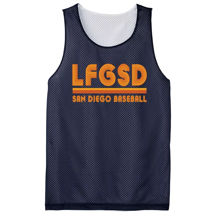 LFGSD San Diego Baseball Mesh Reversible Basketball Jersey Tank