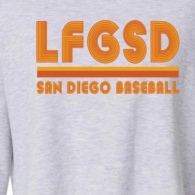 LFGSD San Diego Baseball Cropped Pullover Crew