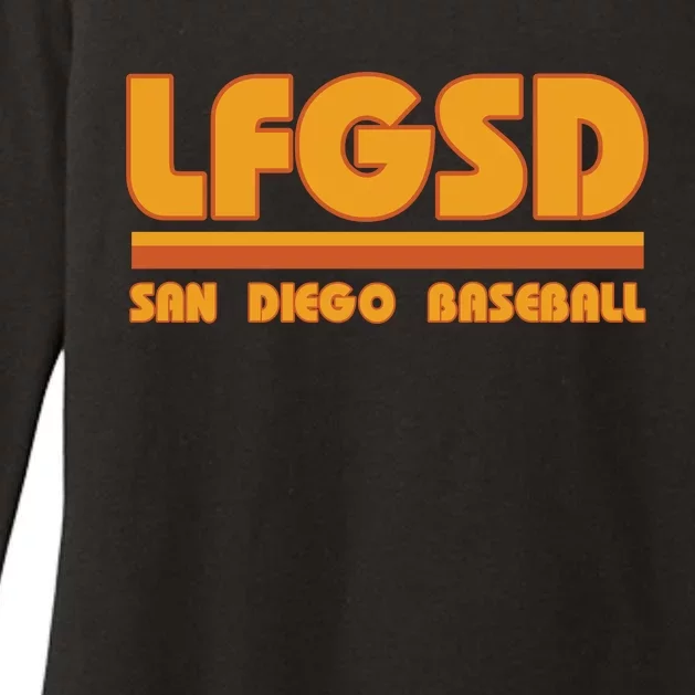 LFGSD San Diego Baseball Womens CVC Long Sleeve Shirt