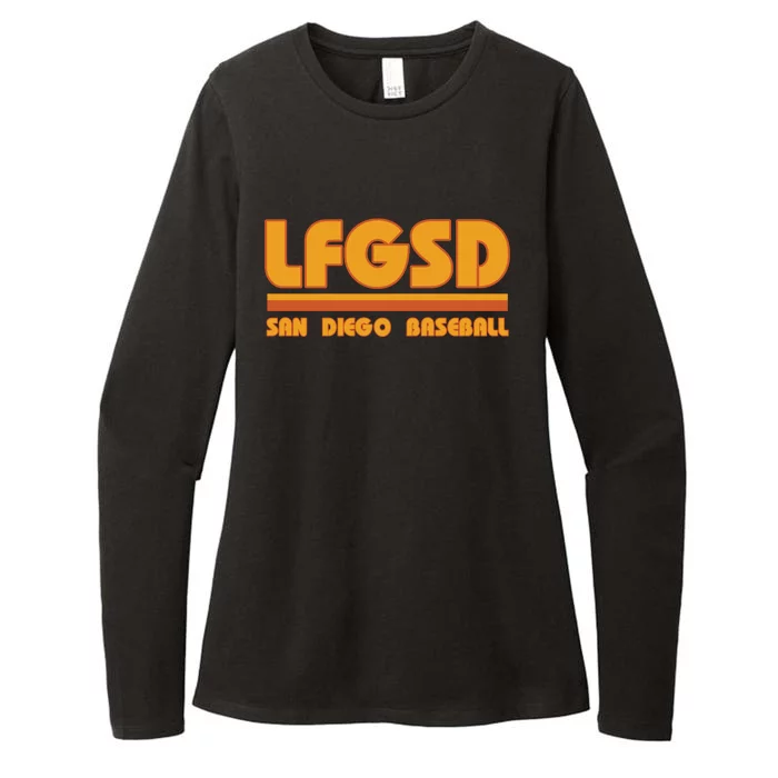 LFGSD San Diego Baseball Womens CVC Long Sleeve Shirt