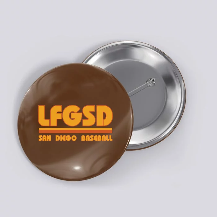 LFGSD San Diego Baseball Button