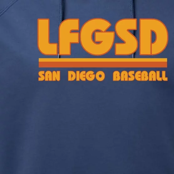 LFGSD San Diego Baseball Performance Fleece Hoodie