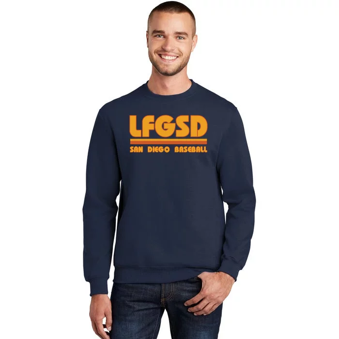 LFGSD San Diego Baseball Tall Sweatshirt