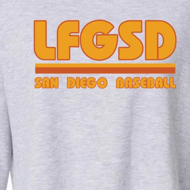 LFGSD San Diego Baseball Cropped Pullover Crew