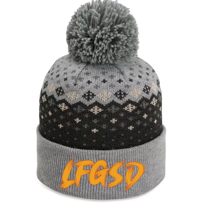 LFGSD San Diego Baseball The Baniff Cuffed Pom Beanie