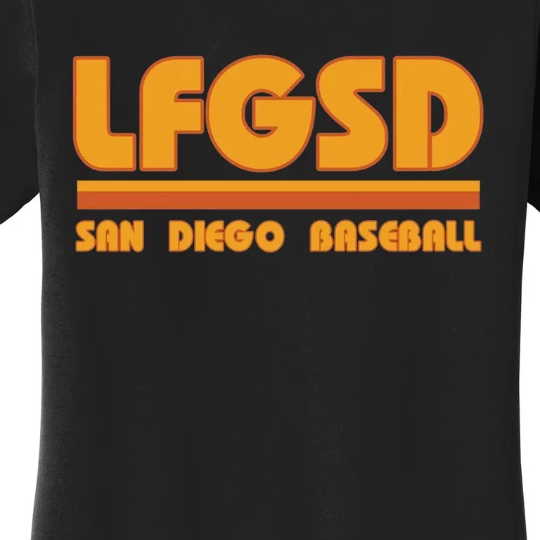 LFGSD San Diego Baseball Women's T-Shirt