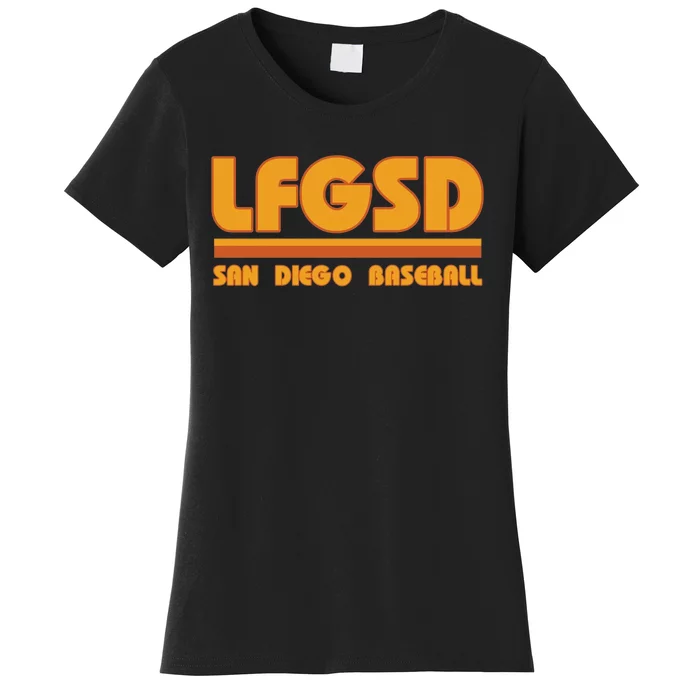 LFGSD San Diego Baseball Women's T-Shirt