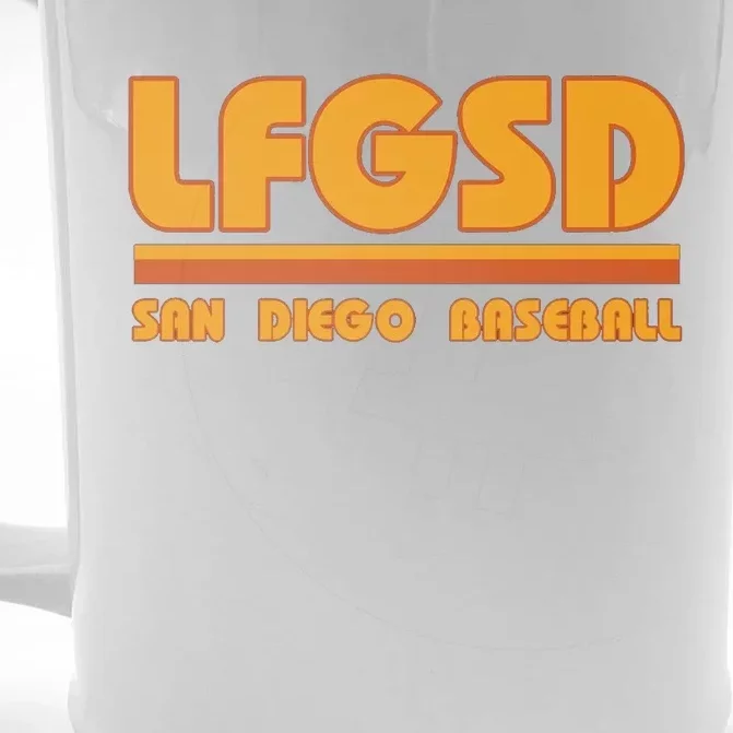 LFGSD San Diego Baseball Front & Back Beer Stein