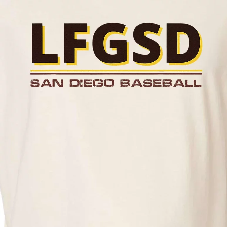 LFGSD San Diego Baseball Supporters Garment-Dyed Women's Muscle Tee