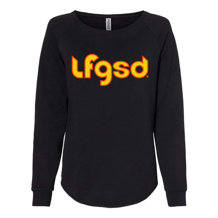 LFGSD San Diego Baseball Womens California Wash Sweatshirt