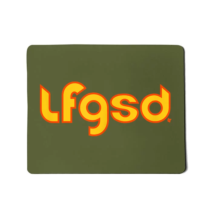 LFGSD San Diego Baseball Mousepad