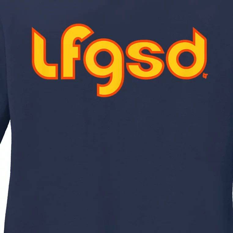 LFGSD San Diego Baseball Ladies Long Sleeve Shirt