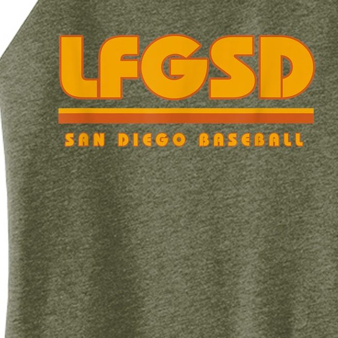 LFGSD San Diego Baseball Women’s Perfect Tri Rocker Tank