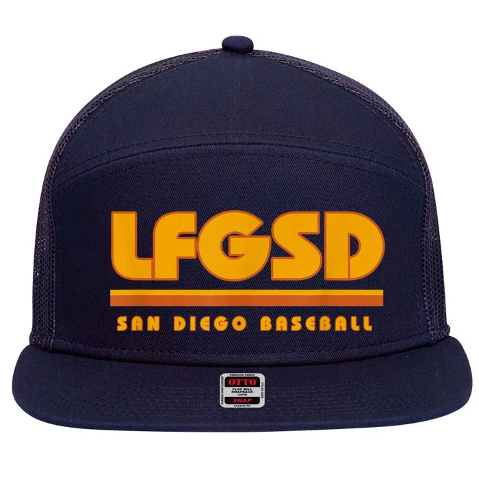 LFGSD San Diego Baseball 7 Panel Mesh Trucker Snapback Hat