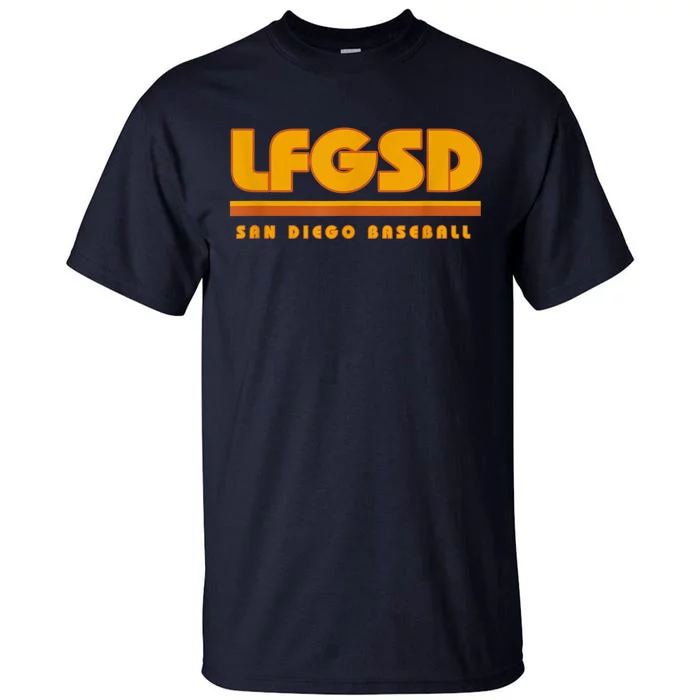 LFGSD San Diego Baseball Tall T-Shirt