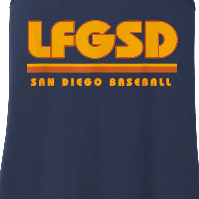LFGSD San Diego Baseball Ladies Essential Tank