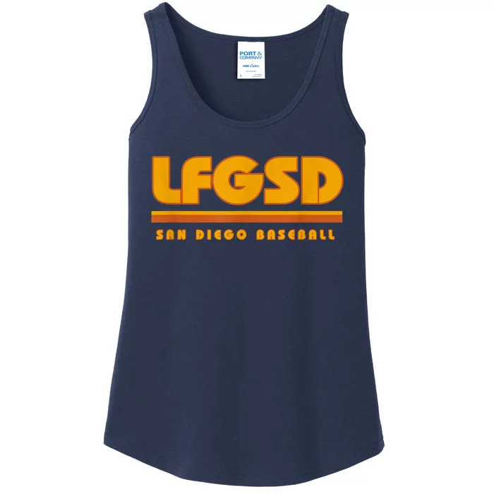 LFGSD San Diego Baseball Ladies Essential Tank