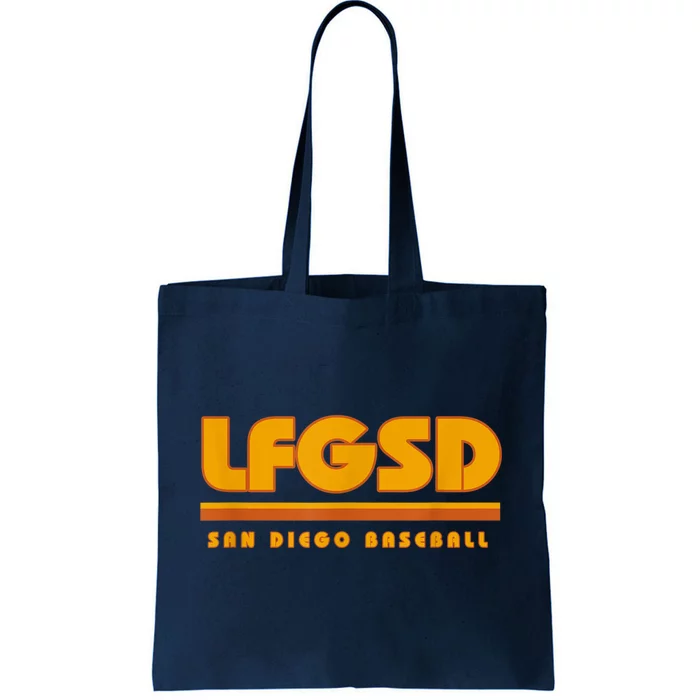 LFGSD San Diego Baseball Tote Bag