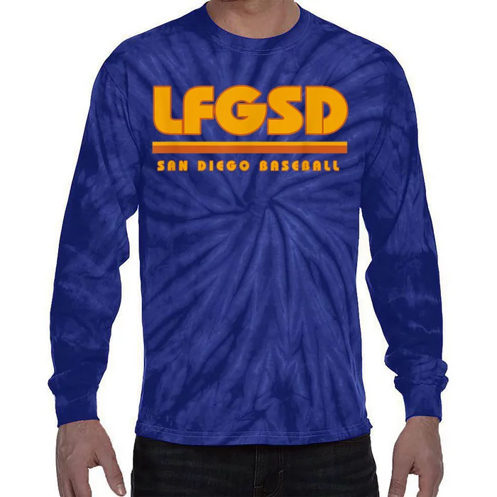 LFGSD San Diego Baseball Tie-Dye Long Sleeve Shirt