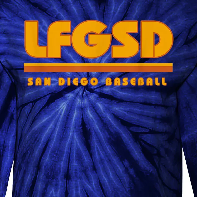 LFGSD San Diego Baseball Tie-Dye Long Sleeve Shirt