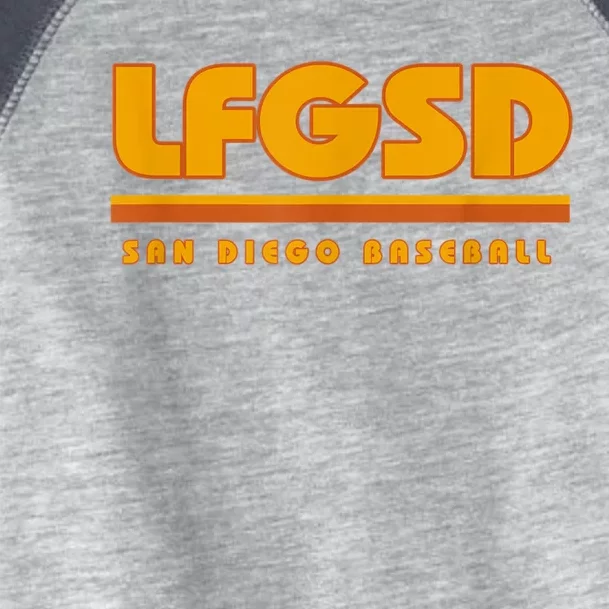 LFGSD San Diego Baseball Toddler Fine Jersey T-Shirt
