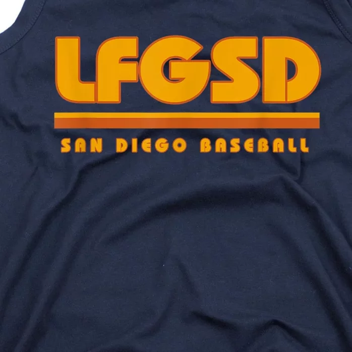 LFGSD San Diego Baseball Tank Top