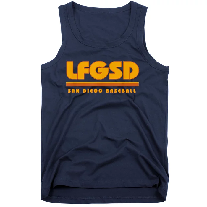 LFGSD San Diego Baseball Tank Top