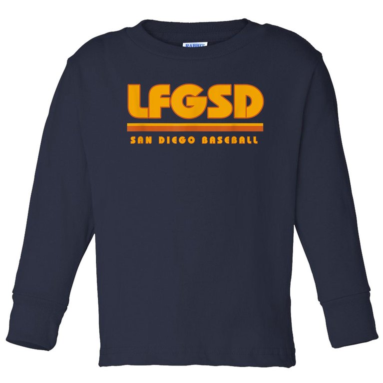 LFGSD San Diego Baseball Toddler Long Sleeve Shirt