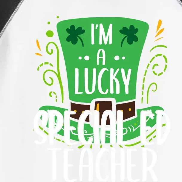 Lucky Special Ed Teacher St Patricks Day Special Ed Teachers Gift Toddler Fine Jersey T-Shirt