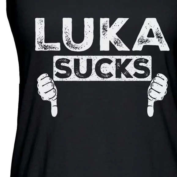 Luka Sucks Funny Sports Design Ladies Essential Flowy Tank