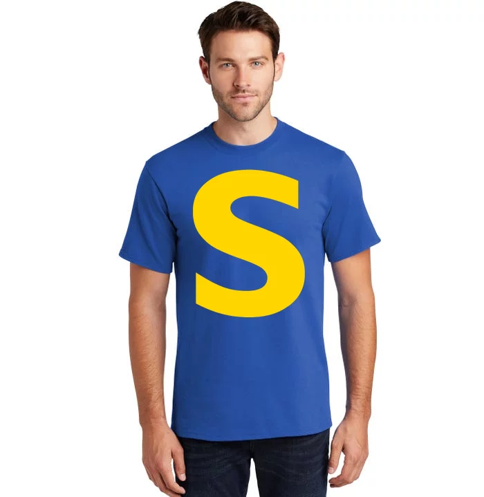 Letter S Funny Chipmunk Group Matching Halloween Costume Tall T-Shirt