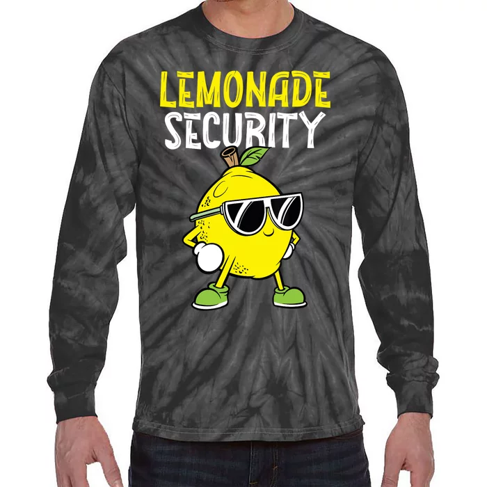 Lemonade Security Funny Lemonade Crew Lemonade Maker Tie-Dye Long Sleeve Shirt