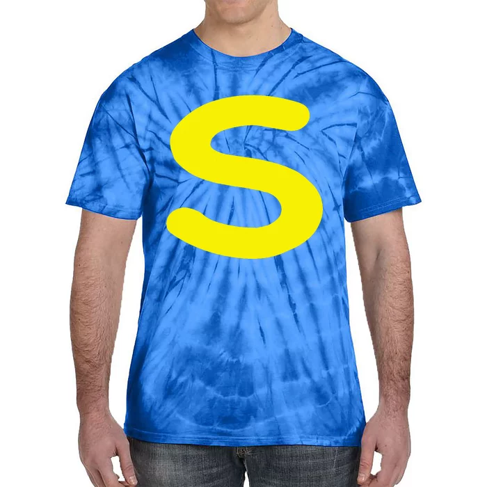 Letter S Funny Matching Halloween Costume Tie-Dye T-Shirt