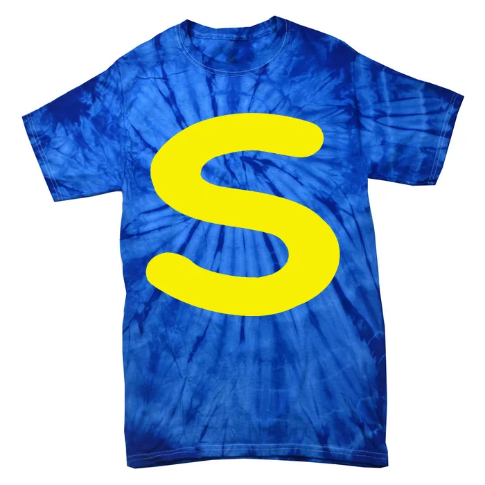 Letter S Funny Matching Halloween Costume Tie-Dye T-Shirt