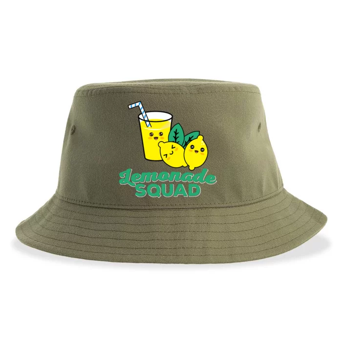 Lemonade Squad For Stand Boss Lemon Lemonade Crew Summer Sustainable Bucket Hat