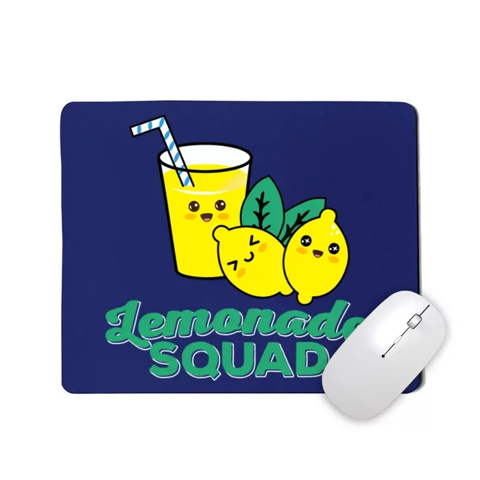 Lemonade Squad For Stand Boss Lemon Lemonade Crew Summer Mousepad