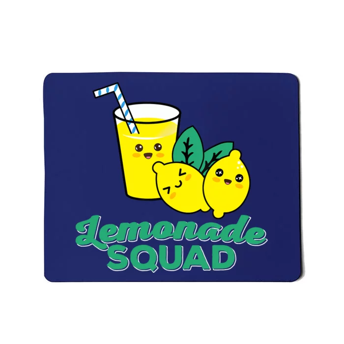 Lemonade Squad For Stand Boss Lemon Lemonade Crew Summer Mousepad