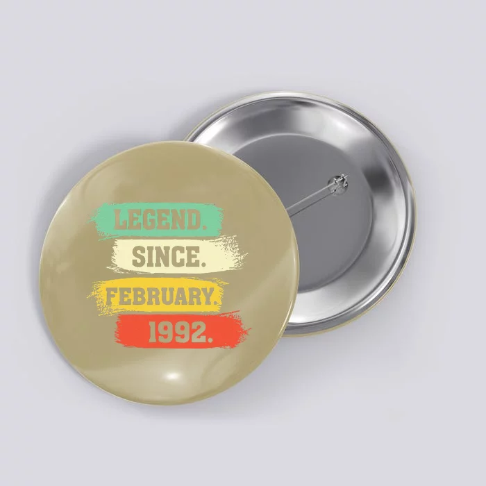 Legend Since February 1992 – Happy Birthday Button