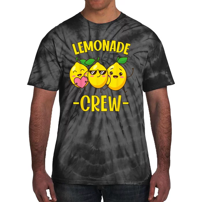 Lemonade Squad Funny For Stand Boss Lemon Juice Summer Tie-Dye T-Shirt