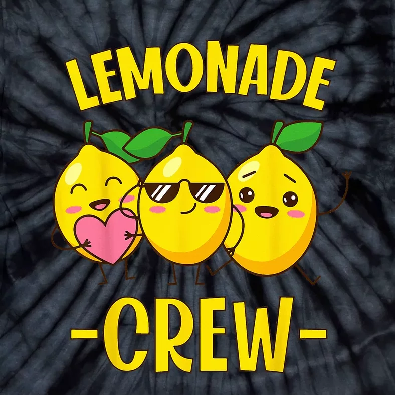 Lemonade Squad Funny For Stand Boss Lemon Juice Summer Tie-Dye T-Shirt