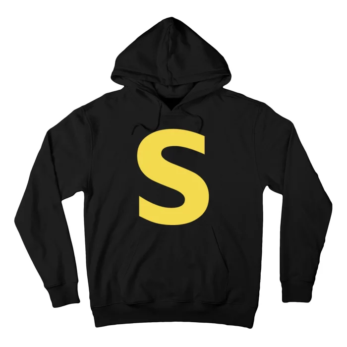 Letter S Funny Chipmunk Group Matching Halloween Costume Hoodie