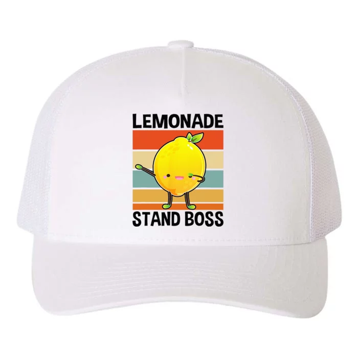 Lemonade Squad For Stand Boss Lemon Juice Summer Yupoong Adult 5-Panel Trucker Hat