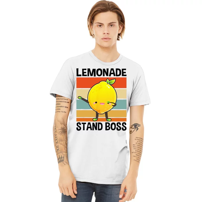 Lemonade Squad For Stand Boss Lemon Juice Summer Premium T-Shirt