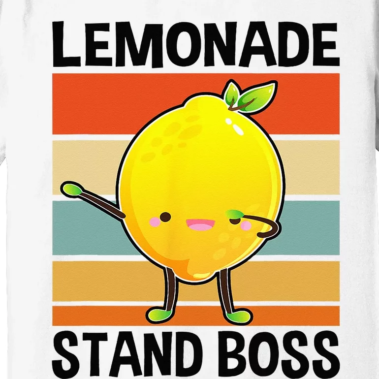 Lemonade Squad For Stand Boss Lemon Juice Summer Premium T-Shirt