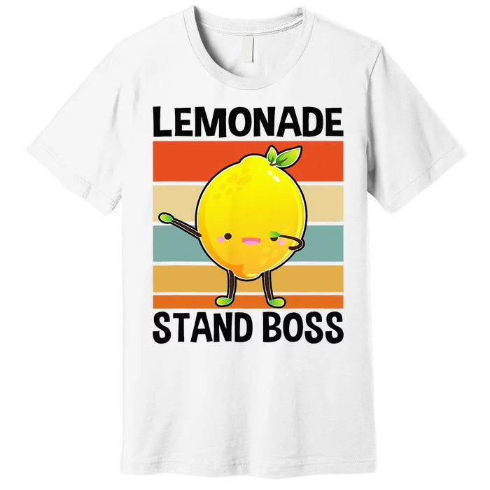 Lemonade Squad For Stand Boss Lemon Juice Summer Premium T-Shirt