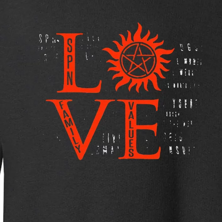 Love Supernatural For Men Women Kids Toddler Sweatshirt