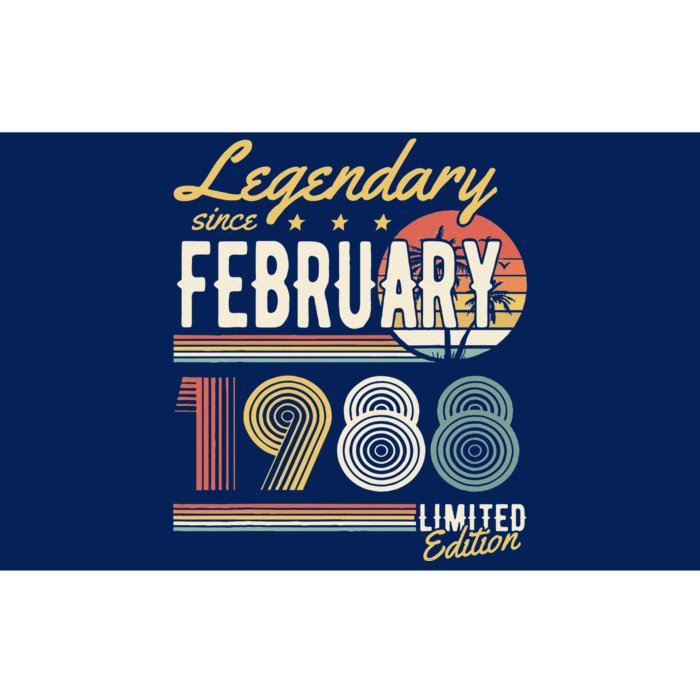 Legendary Since February 1988 – Happy Birthday Bumper Sticker