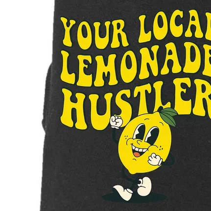 Lemon Stand Funny Lemonade Entrepreneur Doggie 3-End Fleece Hoodie