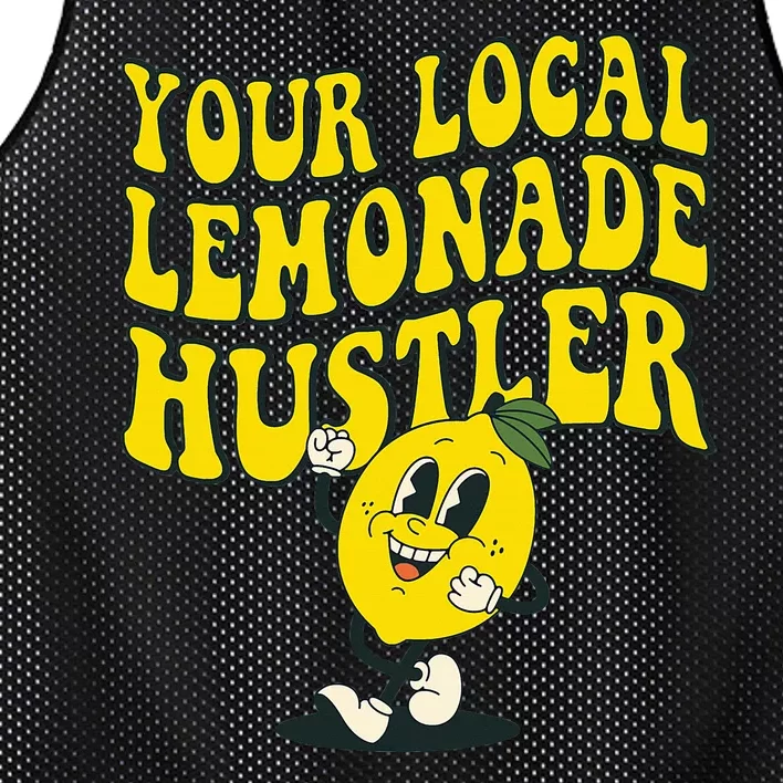 Lemon Stand Funny Lemonade Entrepreneur Mesh Reversible Basketball Jersey Tank