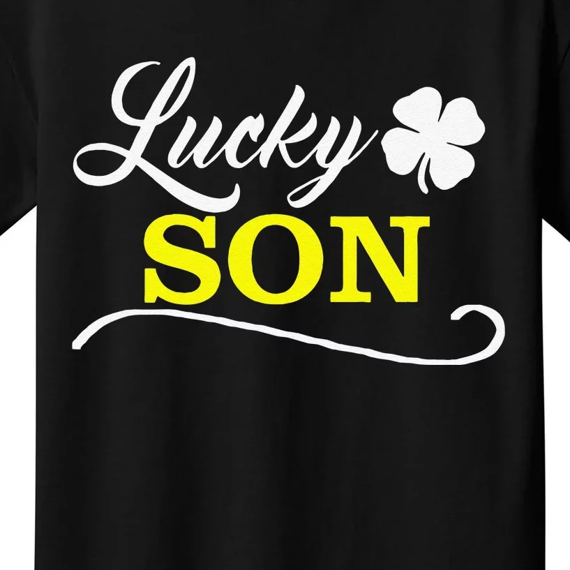 Lucky SON Family Saint Patrick's Day Holiday Kids T-Shirt